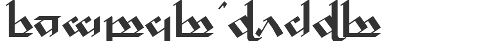 Tengwar Noldor font preview
