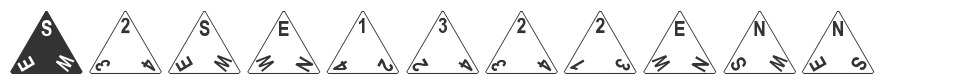 Tetrahedron font preview