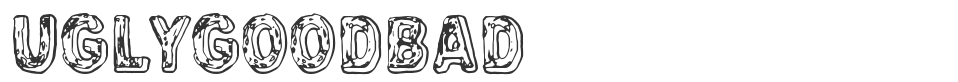 Uglygoodbad font preview