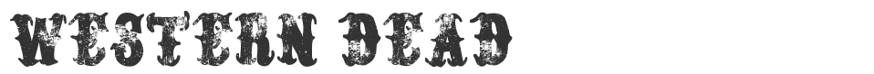 Western Dead font preview