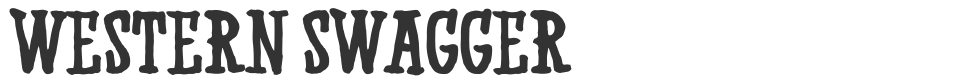 Western Swagger font preview