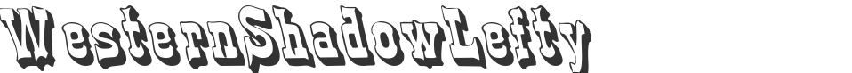 WesternShadowLefty font preview