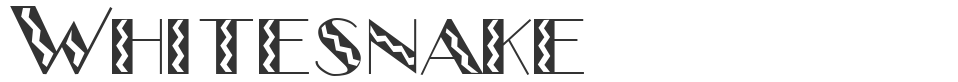 Whitesnake font preview