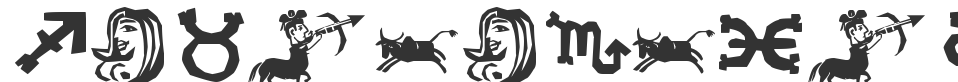 Xilo in Zodiac font preview