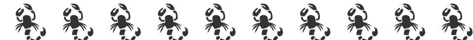 Xilo in Zodiac font preview