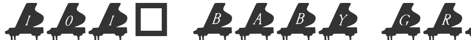 101! Baby Grand font preview