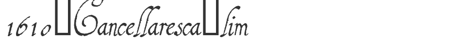 1610_Cancellaresca_lim font preview