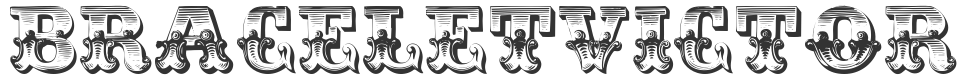 BraceletVictorian font preview