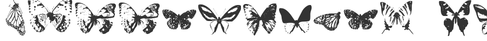 Butterflies by Darrian font preview