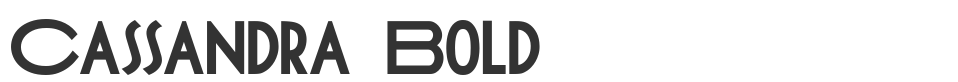 Cassandra Bold font preview