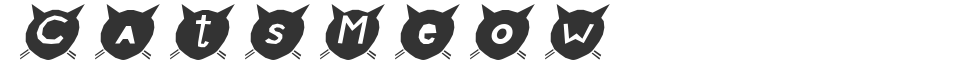 CatsMeow font preview