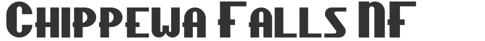 Chippewa Falls NF font preview