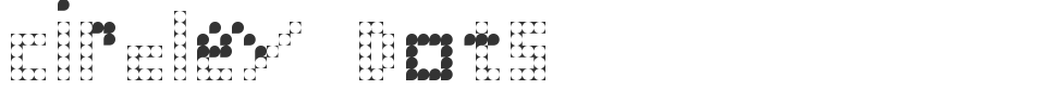 Circley Dots font preview
