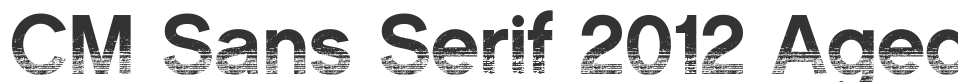 CM Sans Serif 2012 Aged font preview