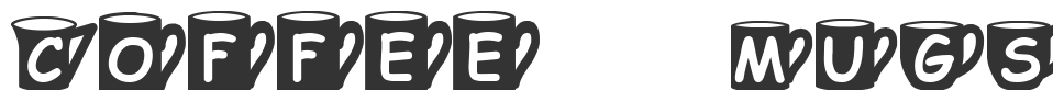 Coffee  Mugs font preview