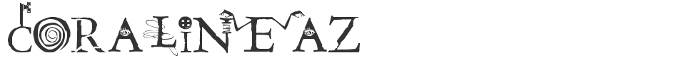 CoralineAZ font preview
