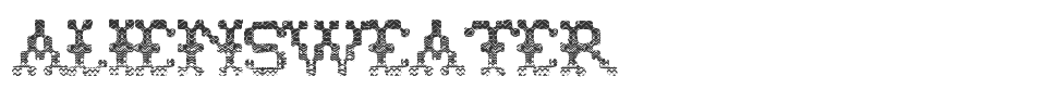 AlienSweater font preview