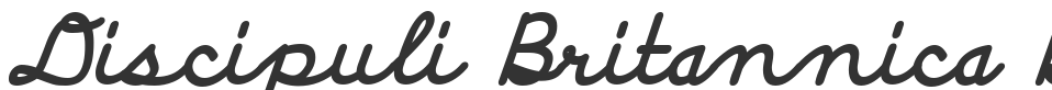 Discipuli Britannica Bold font preview