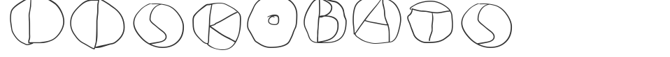 DiskOBats font preview