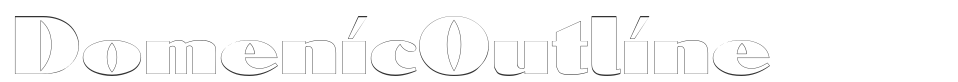 DomenicOutline font preview