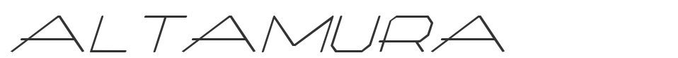 ALTAMURA font preview