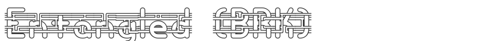 Entangled (BRK) font preview