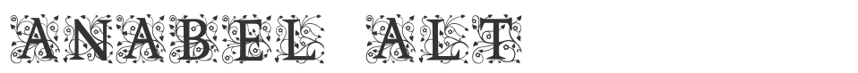 Anabel Alt font preview