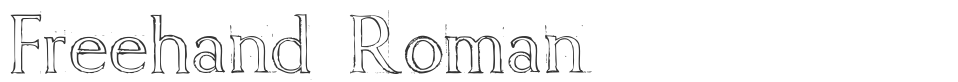 Freehand Roman font preview
