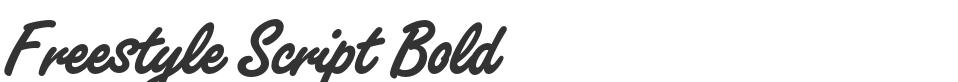 Freestyle Script Bold font preview