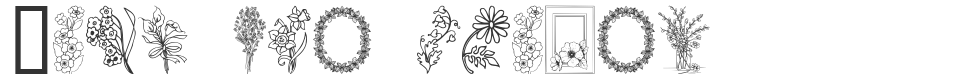 From the garden font preview