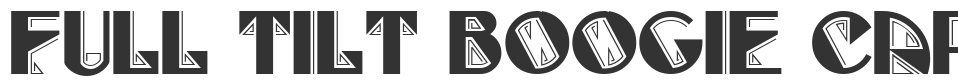 Full Tilt Boogie Capital font preview