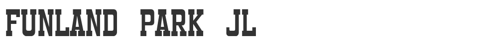 Funland Park JL font preview