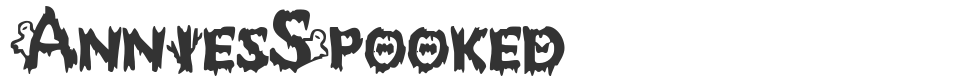 AnniesSpooked font preview