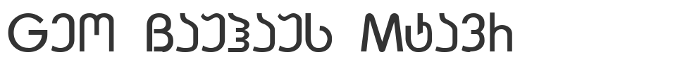 Geo Bauhaus Mtavr font preview