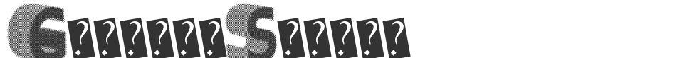 GreaterShadow font preview