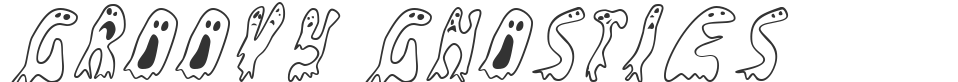Groovy Ghosties font preview