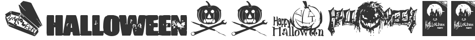 Halloween Logo font preview