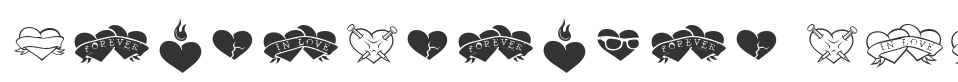 HeartBreaker BTN font preview