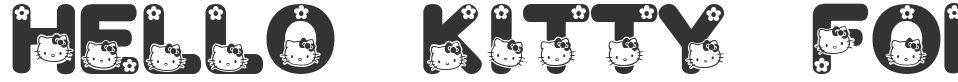 HELLO KITTY FONT font preview