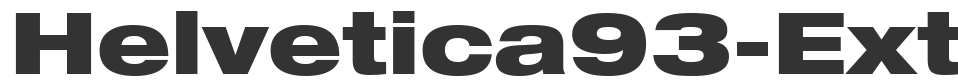 Helvetica93-ExtendedBlack font preview