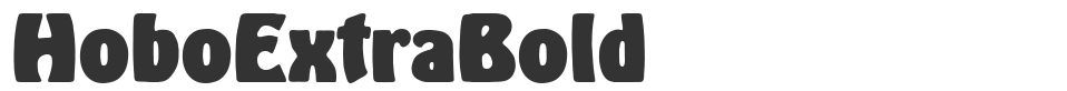 HoboExtraBold font preview