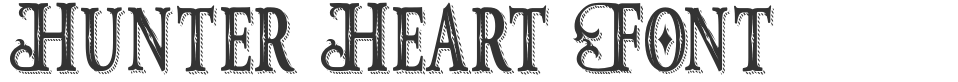 Hunter Heart Font font preview