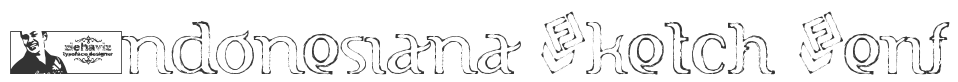 Indonesiana Sketch Serif v.1 font preview