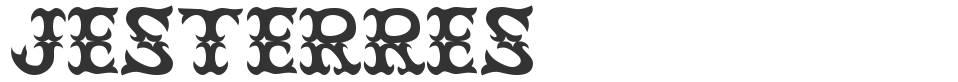 JesterRES font preview