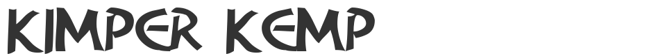 Kimper Kemp font preview