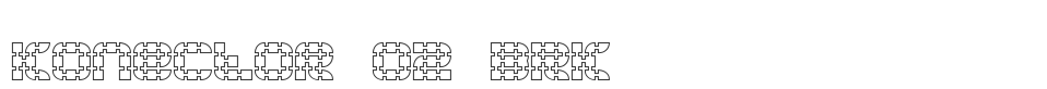 Konector O2 BRK font preview