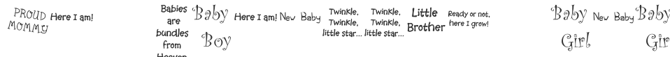 KR Scrappin Babies font preview