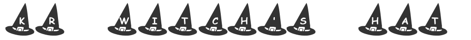 KR Witch's Hat font preview