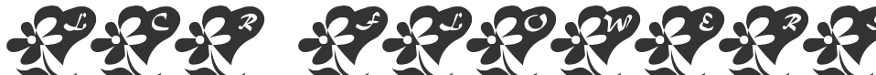 LCR Flowers From My Heart font preview