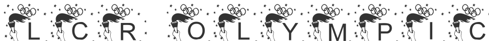 LCR Olympic Pride font preview